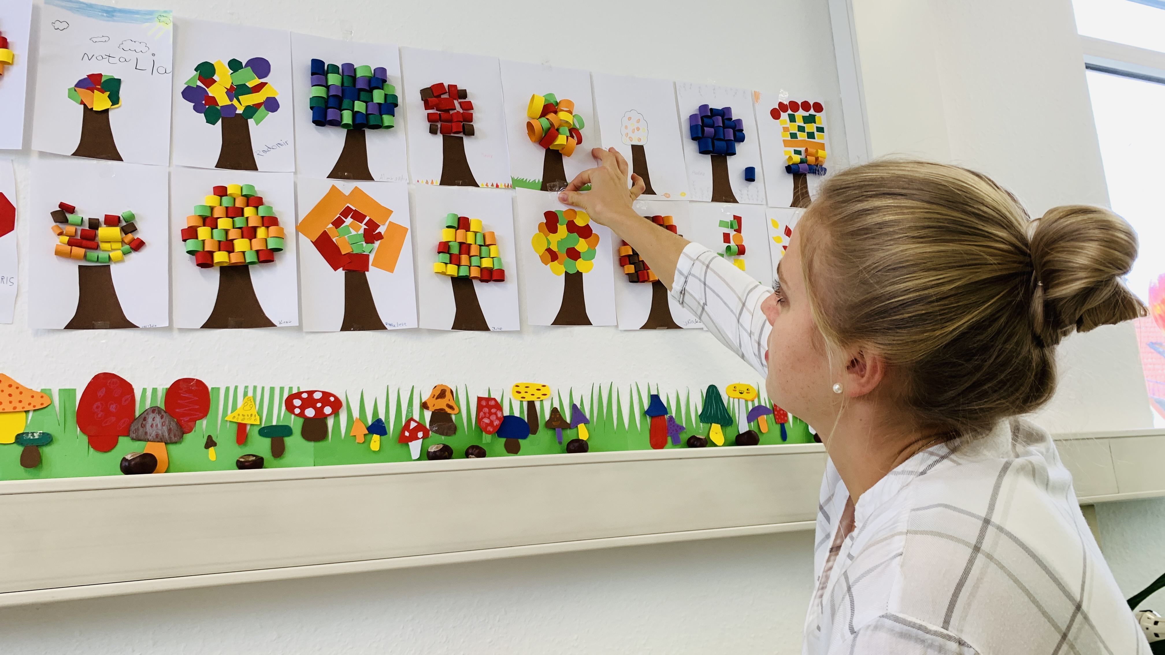 Bild von Frau Hüber während einer Therapie